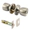 Prime-Line Privacy Knob, Fits 2-3/8 in. and 2-3/4 in. Backset, Tulip, Satin (1 Set) MP65038 - alternate 1